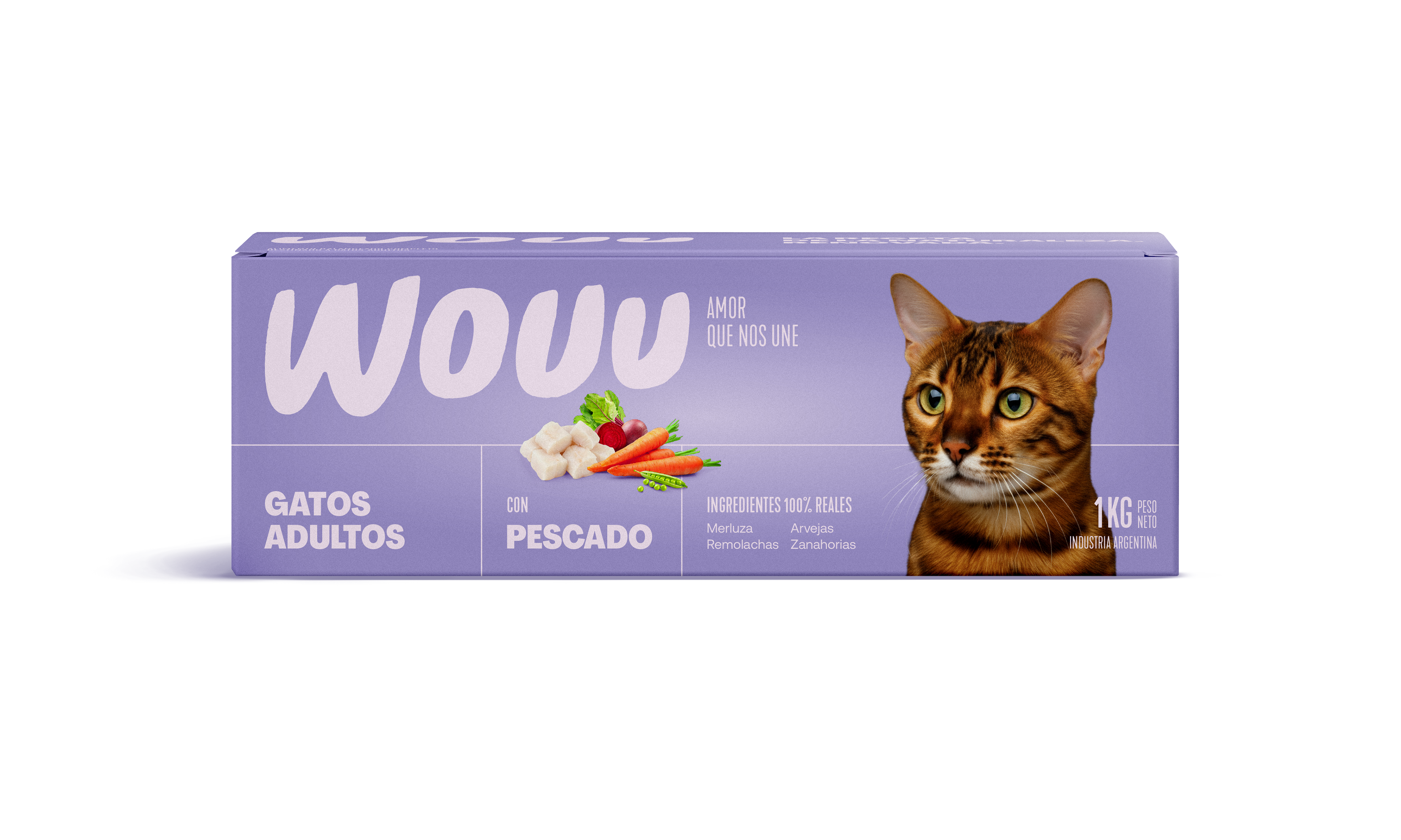 Wouu Gatos Adultos con Pescado