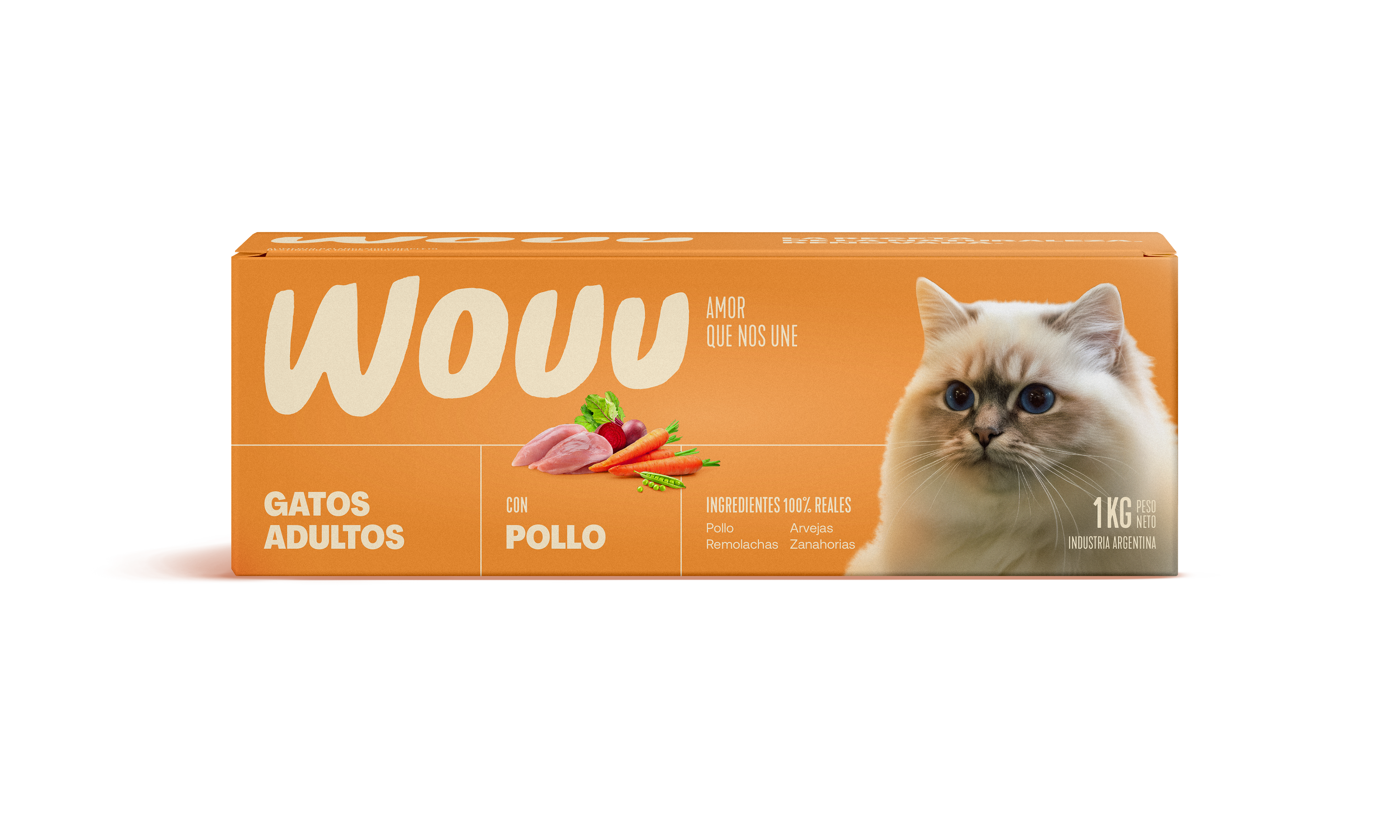 Wouu Gatos Adultos con Pollo