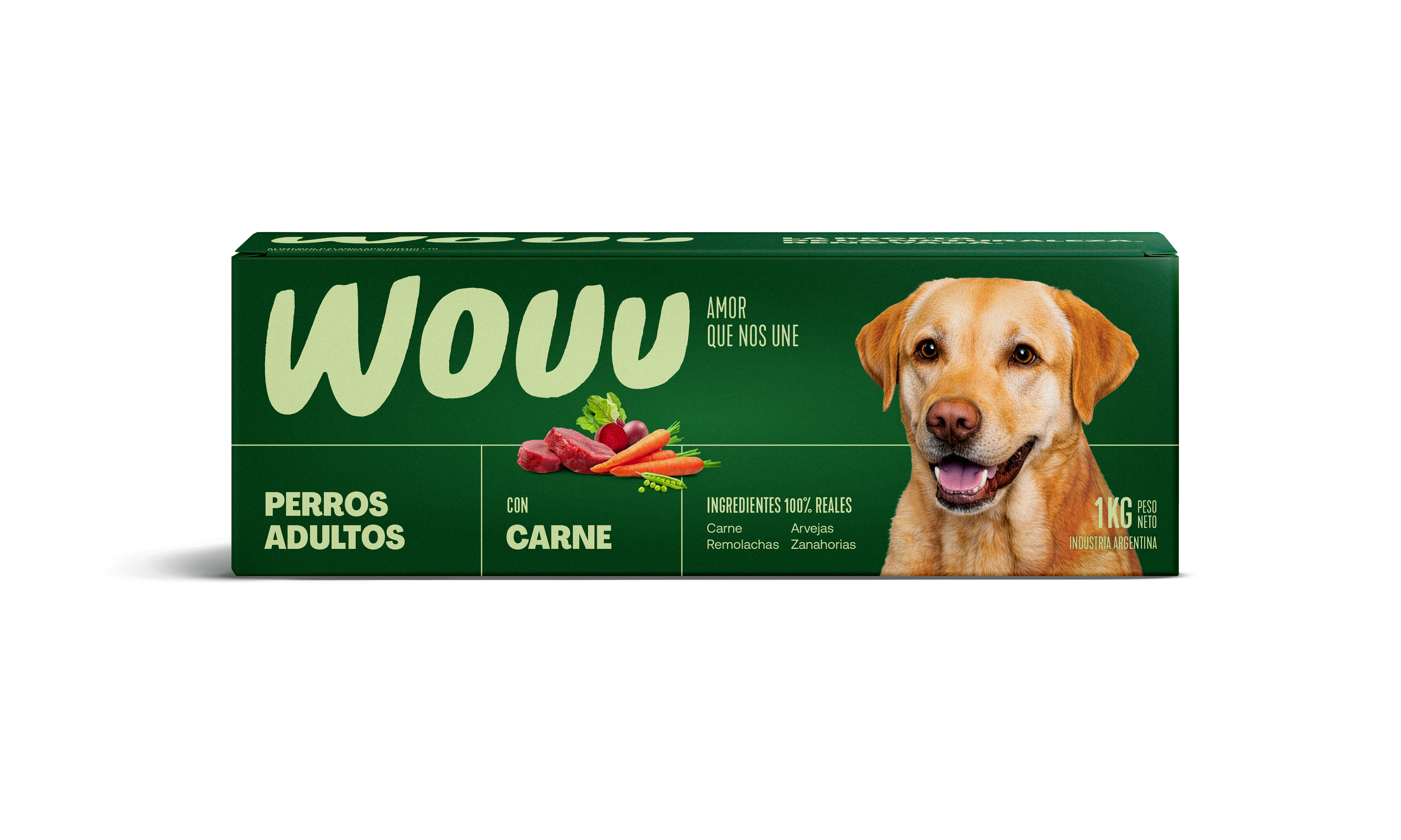 Wouu Perros Adultos con Carne